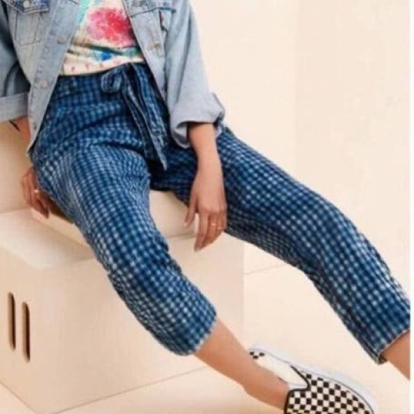 NWT Anthropologie Maeve Avryl Bleached Slim Pants, Sz 6 - Picture 3 of 10